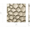 Honeycell Relief - Organic Honeycomb 3D Panel (STL for CNC)