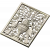 Twin Peacocks Urn Panel STL