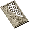 Baroque Lattice & Scroll Decorative Panel STL