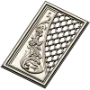 Baroque Lattice & Scroll Decorative Panel STL