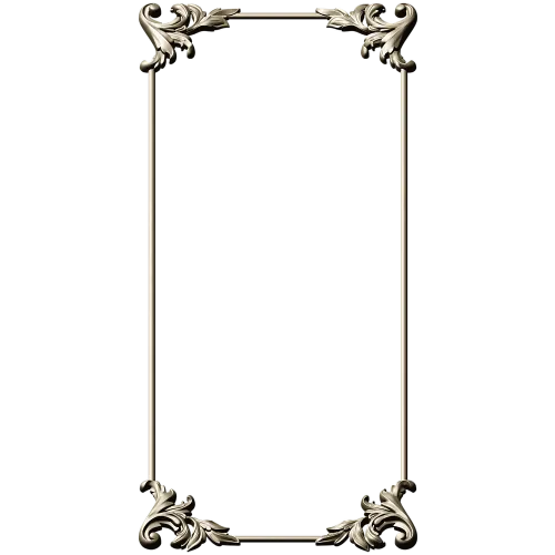 Acanthus Slim Panel - 3D STL model for CNC milling