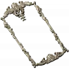 Rococo Acanthus Decorative Frame - STL 3D Model for CNC