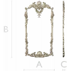 Rococo Acanthus Decorative Frame - STL 3D Model for CNC