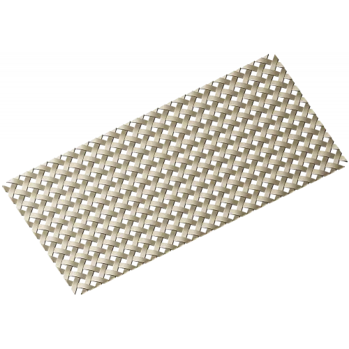 Woven Basket Lattice Decorative Panel - STL 3D Model for CNC