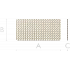 Woven Basket Lattice Decorative Panel - STL 3D Model for CNC