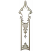 Filigree Acanthus Vertical Panel - STL 3D model for CNC
