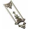 Versailles Lattice Vertical Panel - STL 3D model for CNC