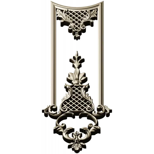 Versailles Lattice Vertical Panel - STL 3D model for CNC