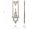 Versailles Lattice Vertical Panel - STL 3D model for CNC