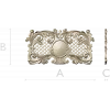 Rococo Medallion Decorative Panel STL for CNC