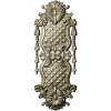 Rococo Quilted Vertical Decorative Panel STL for CNC