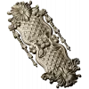 Rococo Quilted Vertical Decorative Panel STL for CNC