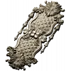 Rococo Quilted Vertical Decorative Panel STL for CNC