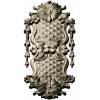 Rococo Quilted Vertical Decorative Panel STL for CNC