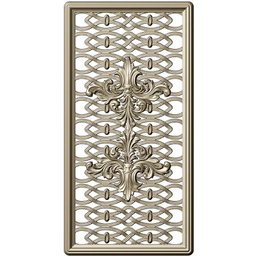 Acanthus Ribbon Decorative Panel STL for CNC