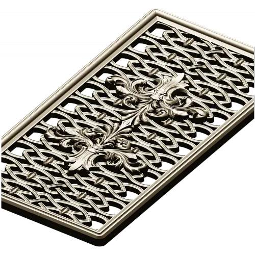 Acanthus Ribbon Decorative Panel STL for CNC