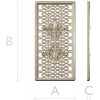 Acanthus Ribbon Decorative Panel STL for CNC