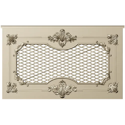 Rococo Lattice Decorative Panel STL for CNC