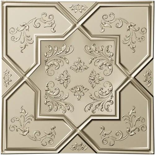 OctaFlora Panel - decorative STL 3D model for CNC