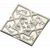 OctaFlora Panel - decorative STL 3D model for CNC