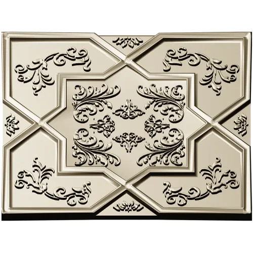 OctaFlora Panel - decorative STL 3D model for CNC