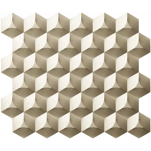 HexaBloom Relief - decorative STL 3D model for CNC routing