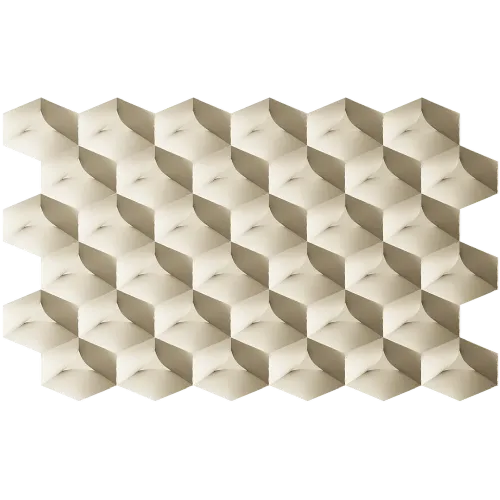 HexaBloom Relief - decorative STL 3D model for CNC routing
