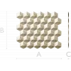 HexaBloom Relief - decorative STL 3D model for CNC routing