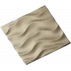 Wave relief decorative panel STL for CNC milling