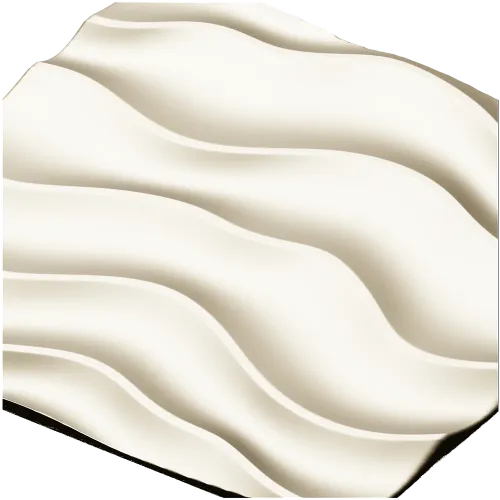 Wave relief decorative panel STL for CNC milling