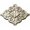 Florentine rosette decorative STL 3D model for CNC milling