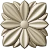 Petal Star Rosette - STL 3D model for CNC
