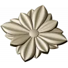 Petal Star Rosette - STL 3D model for CNC