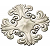 Acanthus Star Rosette STL for CNC