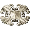 Acanthus Star Rosette STL for CNC
