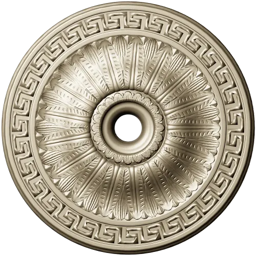 Helios Rosette - high-relief ceiling rosette STL for CNC