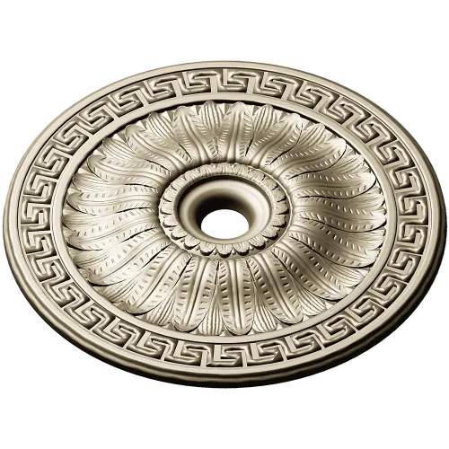 Helios Rosette - high-relief ceiling rosette STL for CNC