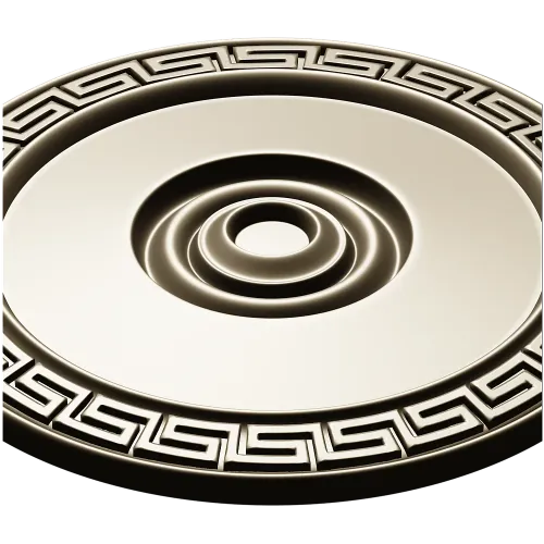 Aegean Rosette - STL 3D Model for CNC Carving