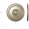 Aegean Rosette - STL 3D Model for CNC Carving
