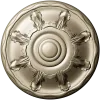 Auric Sun Rosette - STL 3D model for CNC carving