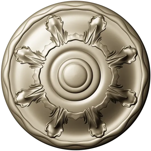 Auric Sun Rosette - STL 3D model for CNC carving