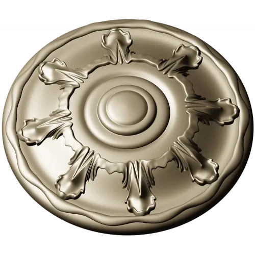 Auric Sun Rosette - STL 3D model for CNC carving