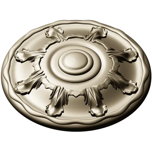 Auric Sun Rosette - STL 3D model for CNC carving