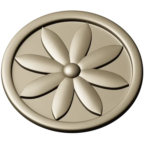 Aurelian Rosette - STL 3D model for CNC