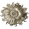 Ornate Floral Rosette STL for CNC Carving