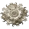 Ornate Floral Rosette STL for CNC Carving