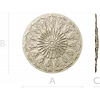 Ornate Sunburst Rosette - STL 3D Model for CNC