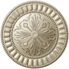 Regal Fleur Rosette - STL 3D model for CNC carving