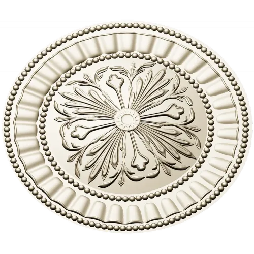 Regal Fleur Rosette - STL 3D model for CNC carving
