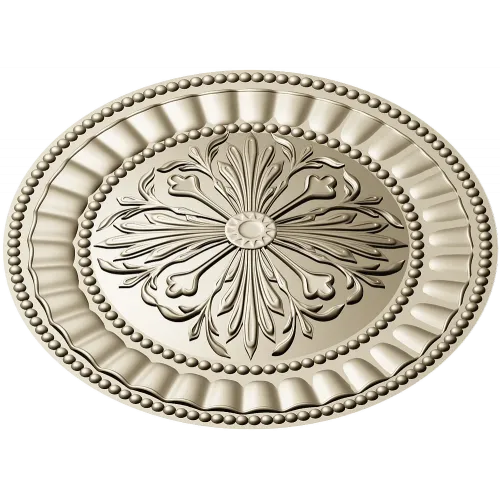 Regal Fleur Rosette - STL 3D model for CNC carving